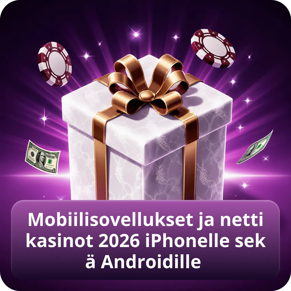 Mobiilisovellukset ja nettikasinot 2026 iPhonelle sekä Androidille